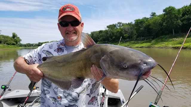 Brad Durick Outdoors, LLC  Guided Channel Cat FIshing on the Red